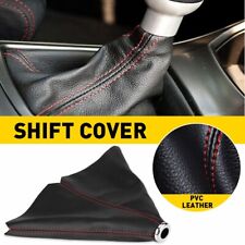 Universal Type Black Pvc Leather Shifter Lever Handle Boot Cover Manualauto Us