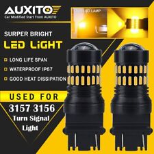 Auxito 2x 3157 3457a 4157 Super Amber Turn Signal Blinker Led Light Bulbs 48-smd