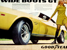 1969 Amc Javelin Sst Vintage Goodyear Ad 390grilleemblemfenderdecalamx
