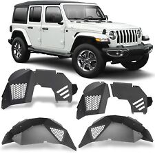 For 2018-2023 Jeep Wrangler Jl Front Rear Inner Fender Liners Offroad Parts
