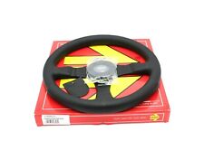 Momo Competition Steering Wheel Black Leather 350mm Genuine Com35bk0b