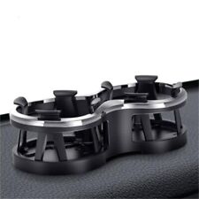 Center Console Dual Cup Holder Drinking Bottle Storage Box Organizer For Car Suv