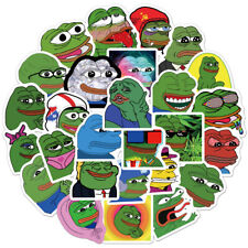 Mix 1050 Pcs Pepe The Frog Meme Cartoon Anime Luggage Car Sticker -no Duplicate