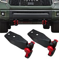 Tundra Front Bumper Shackle Tow Hook Mounts Brackets For 2007-2023 Tundra