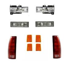 For Chevrolet C1500 Truck 1988 - 1993 Headlight Signal Side Marker And Tail Lamp
