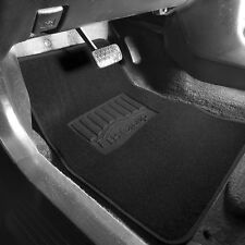 4pcs Carpet Floor Mats For Auto Car Suv Van Universal Fitment Black