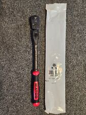 New Matco Tools Black Nickel Red 38 Locking Flex Head Ratchet 12.5 Inch Usa