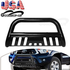 Bull Bar Push Front Bumper Grille Guard For 05-15 Toyota Tacoma W Skid Plate