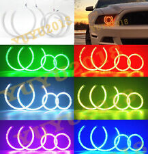 Rgb Halo Rings For Ford Mustang 2010-2014 Hid Headlight Led Angel Eye Drl Lamp