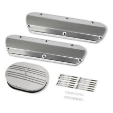 For Ford Sbf 289 351w V8 Polished Tall Valve Covers Long Bolts 12 Air Cleaner