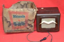 Vintage Motorola Model 504 Car Radio Dash Bulkhead Mount Speaker Tube Amp Nos
