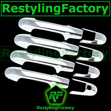 03-07 Honda Accord Chrome Plated Full Abs 4 Door Handle Wo Psg Keyhole Cover