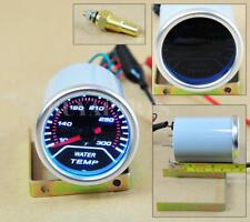 2 52mm Led Smoke Lens Water Coolant Temperature Electric Gauge 18 Npt Sensor