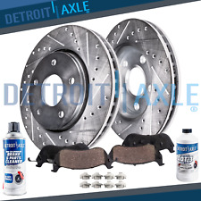 4wd Front Drilled Rotors Brake Pads For Ford Ranger Mazda B3000 B4000 Mercury