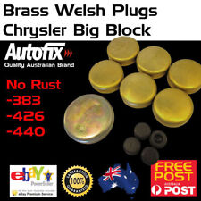 Brass Welch Welsh Freeze Core Plug Set Gallery Kit Fits Bb Chrysler 383 426 440