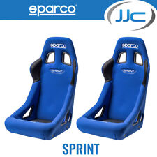 2 X Sparco Sprint Pair Of Fia Approved Racing Track Bucket Seats - Blue