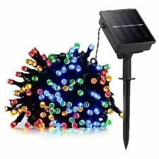 39ft Outdoor String Lights Patio Party Yard Garden Wedding 100 Led Solar Powered