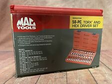 Mac Tools 50pc Master Hex And Torx Driver Set Smxvht50b Sae Metric - Excellent