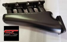 Black Honda K20 K24 Sheet Metal Fabricated Intake Manifold K Swap Civic