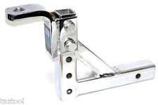 Drop Hitch 10 Adjustable Trailer Drop Hitch Chrome Ball Mount For 2 Receiver