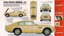 Aston Martin Db6 Db-6 Spec Sheetbrochure 1965196619671968........