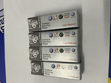 Set Of 4pcs Pfr6q Laser Platinum Spark Plugs Kit For Audi Vw Volkswagen 6458