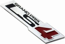 1pc Zr1 Style Ls4 Grand Prix Emblem 3d Fender Badge Sticker Decal Chome Red