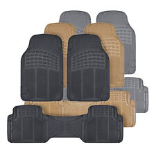 Heavy Duty Rubber Car Floor Mats All Weather Protection Auto Truck Suv 3 Colors