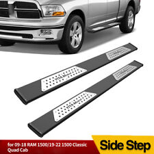 For 09-18 Dodge Ram 1500 Quad Cab 6.5 Running Boards Side Step Bars 2012 2013