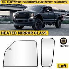 Left Driver Side Upper Lower Mirror Glass Heated Blind Spot For 15-20 Ford F150