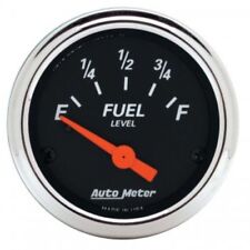 Auto Meter 1422 2-116 Designer Black Fuel Level Gauge 0-90 Ohm Air-core