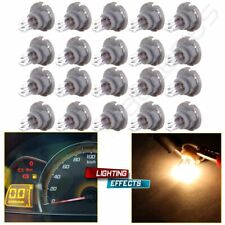20x Warm White T5t4.7 Neo Wedge Haloge Bulb Dash Ac Climate Control Base Light