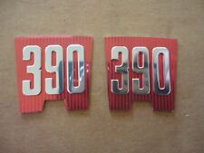 New 1965 Ford Galaxie 390 Fender Emblem Inserts Pair American Made Quality Xl