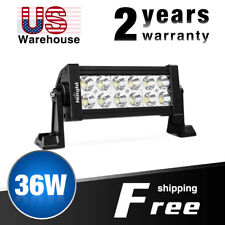 Nilight Led Light Bar 7inch 36w Spot Off Road Light Dual Row Offroad For Ford 8