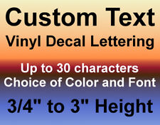Custom Vinyl Decals Text Letters Numbers Personalized Stickers Car Window Home