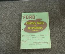 1935 Ford Model 48 Deluxe Chassis Parts Accessories Catalog Manual