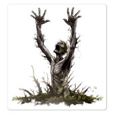 Zombie Crawling Grave Vinyl Decal Sticker Indoor Outdoor 3 Sizes 9422