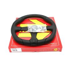 Momo Steering Wheel Quark Black Polyurethane 350mm Tuning Sport Racing
