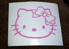 Hello Kitty Head Face Bow Vinyl Decal Sticker Car-truck-bumper-window-ipod-ipad