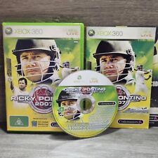 Ricky Ponting International Cricket 2007 Xbox 360 Pal With Manual Tested Working