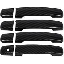 Front Rear Left Right For 2007-2013 Nissan Altima Carbon Fiber Door Handle Cover