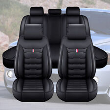 For Chevrolet Camaro 10-23 5-seat Full Set Car Seat Covers Front Rear Pu Leather