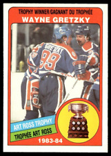 Wayne Gretzky 1984-85 O-pee-chee Art Ross Trophy Nhl Hockey Hof Oilers 373 A1
