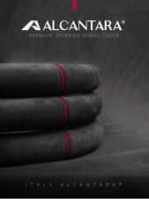 Alcantara Car Premium Steering Wheel Cover Free Size 100 Italy Original Fabric