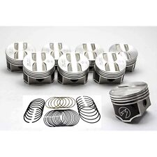 Speed Protrw Chevy 327 Forged Flat Top Coated Pistonsmoly Rings Setkit .030