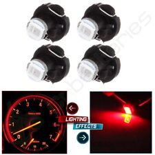 4x Red T3 Neo Wedge 2835 Led For Ac Climate Heater Control Bulbs 12v Light Lamp