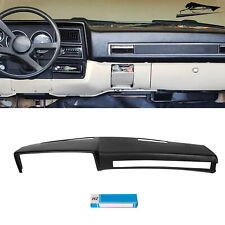 Black Dash Cover Cap For 81-87 Chevy Gmc Full Size Pickup 1981-91 Chevy Gmc Suv