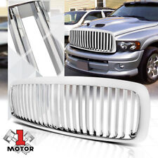 For 2002-2005 Ram 150025003500vertical-barglossy Chrome Bumper Grille Grill