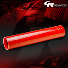 2 Id 12 Long 4-ply Red Silicone Hose Turbointakeintercooler Pipe Coupler