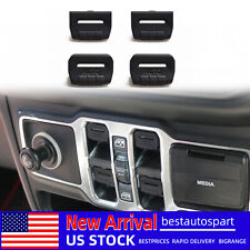 4pcs Window Switch Button Cover Interior Accessories For Jeep Wrangler Jl Jt 18